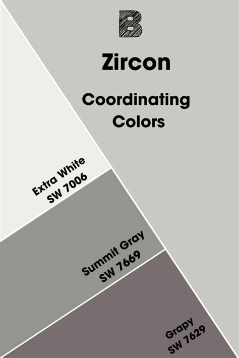 Sherwin Williams Paint Color Zircon