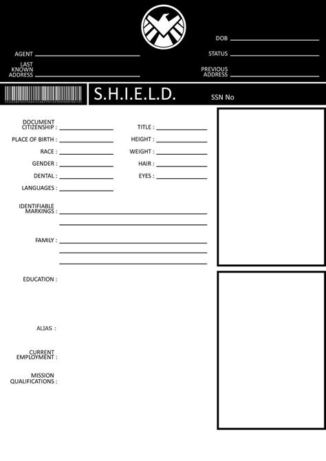 Shield File Template Google Slides