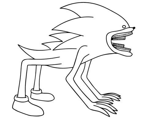 Shin Sonic Coloring Pages