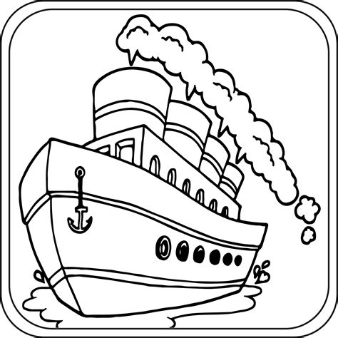 Ship Coloring Pages