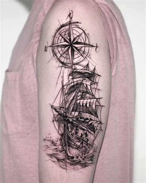 16+ Ship Tattoos Designs, Ideas Design Trends Premium
