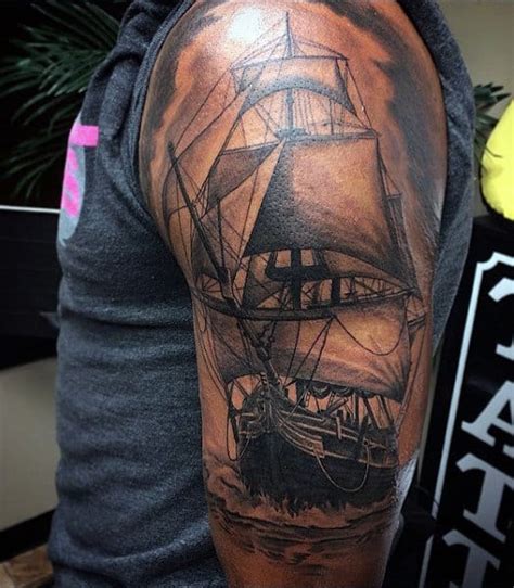 Pirate Ship Tattoos Designs, Ideas and Meaning Tattoos