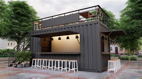 Shipping Container Bar
