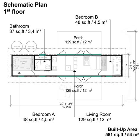 Shipping Container Floor Plans