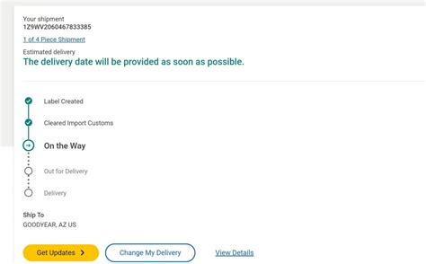 Shipping Updates and Tracking