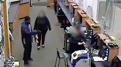 Shocking: Man Caught on Camera Robbing Bank