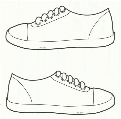 Shoe Outline Printable