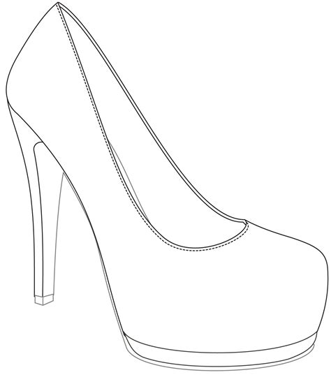 Shoe Template Drawing