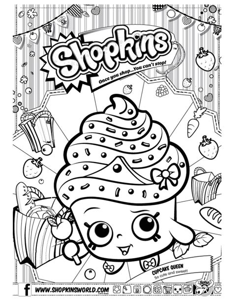 Shopkins Coloring