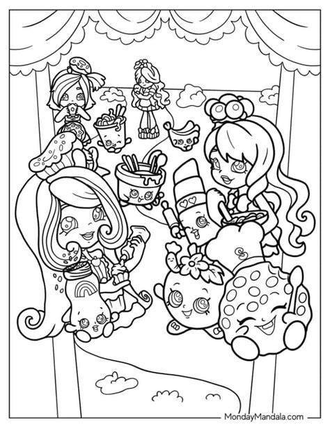 Shopkins Valentines Coloring Pages