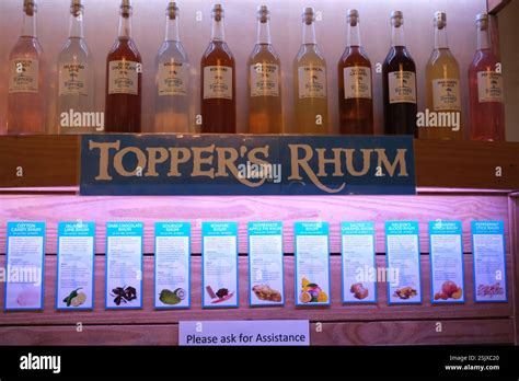 Shopping at Topper's Rhum Distillery