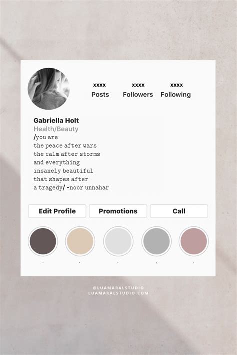 Short Aesthetic Bio Template Copy And Paste