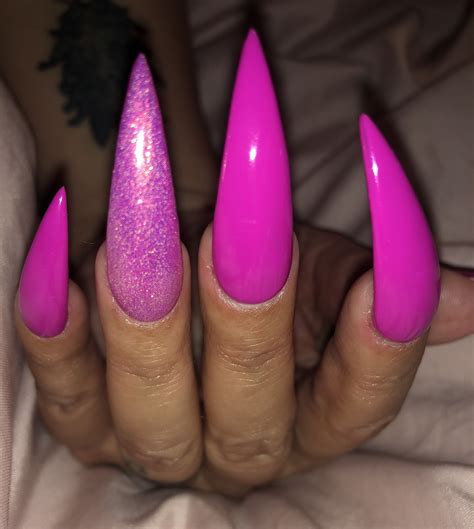 Short Stiletto Nails Hot Pink: The Hottest Nail Trend Of 2023