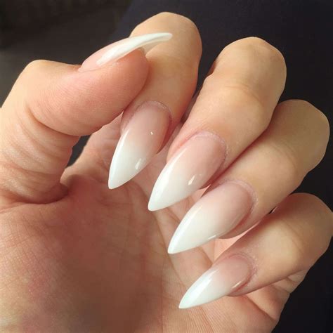 Natural stiletto nails Natural stiletto nails, Acrylic nails coffin
