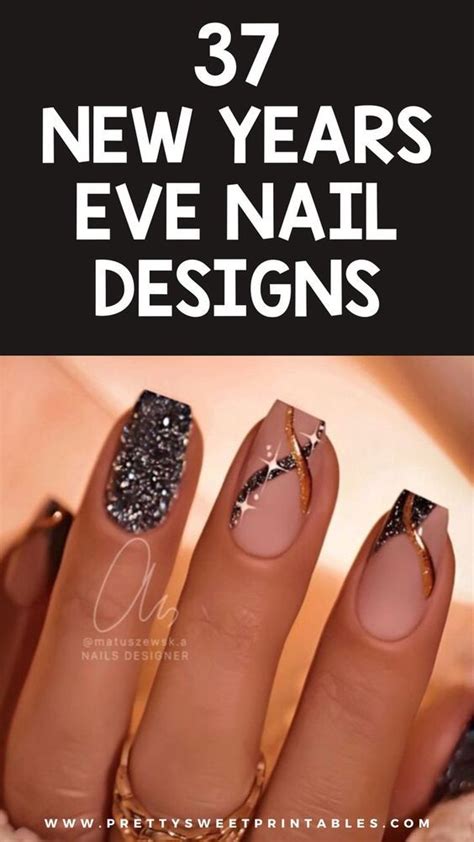Short Acrylic Nails Designs New Years