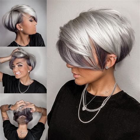 Short asymmetrical bobs hairstyle haircut 21 Fashion Best