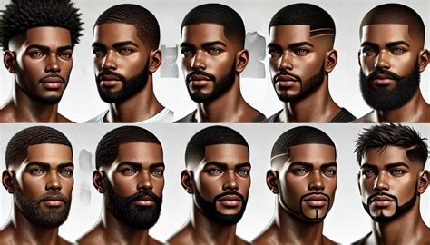 Short Beard Styles For Black Men