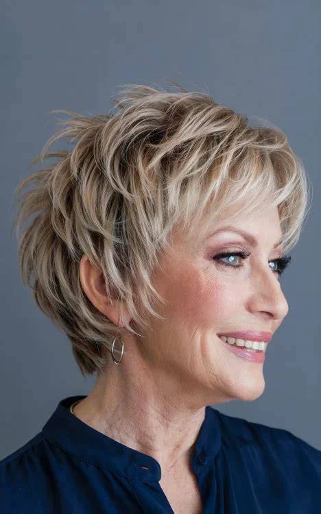 Short Choppy Hairstyles Over 60