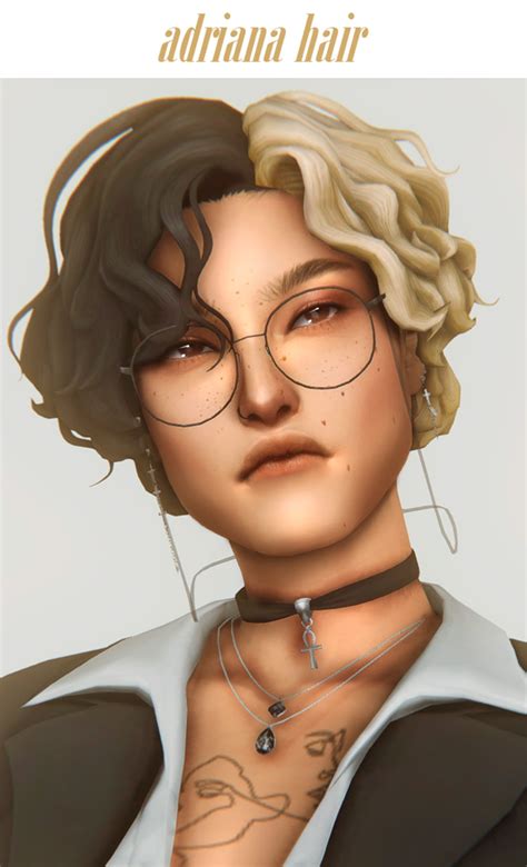 Short Curly Hair Sims 4