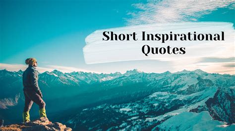 Short Daily Inspirational Quotes