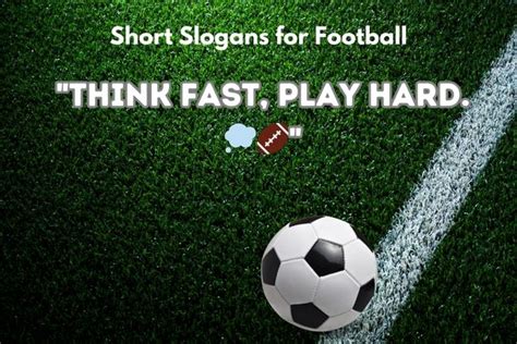 Short Football Slogans