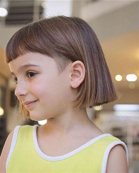 Short Hair Box Haircut Girl