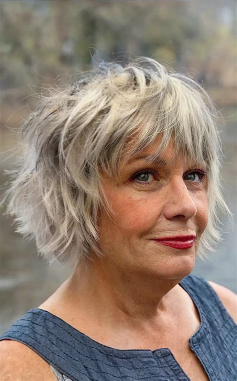 Short Hair Style For Woman Over 60