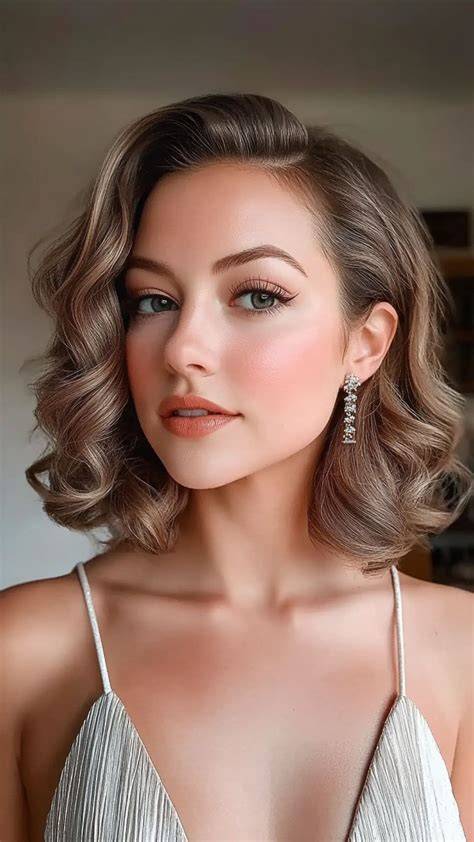 Short Hair Style Girl For Party