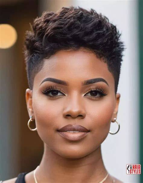 Short Haircuts For Black Ladies With Round Faces