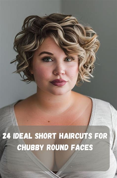 25 Pretty Short Hairstyles for Chubby Round Faces crazyforus