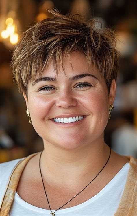 Short Hair For Overweight Faces