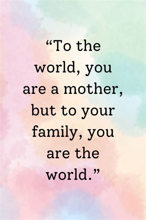 Short Inspirational Mom Quotes