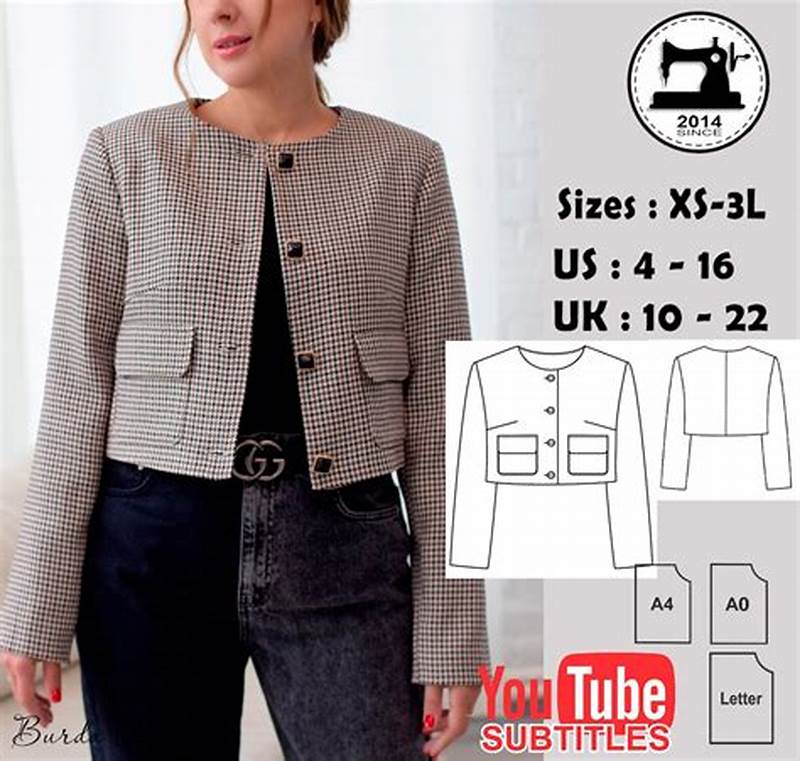 Short Jacket Sewing Pattern