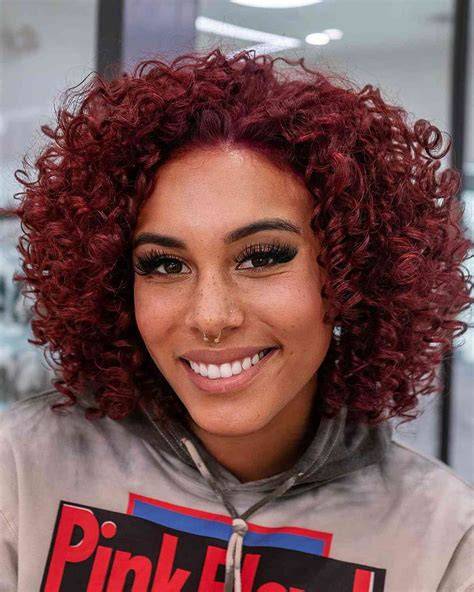 Short Red Hair Styles For Black Woman