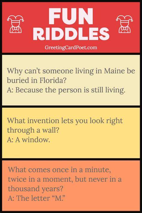 Short Riddle Jokes