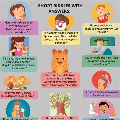 Short Riddles With Answers In English