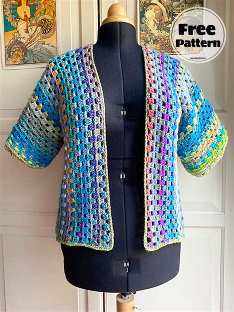 Short Sleeve Cardigan Crochet