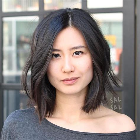 Short Sqaure Face Asian