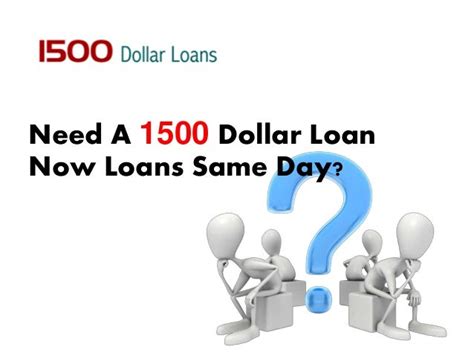 Short Term 1500 Loan