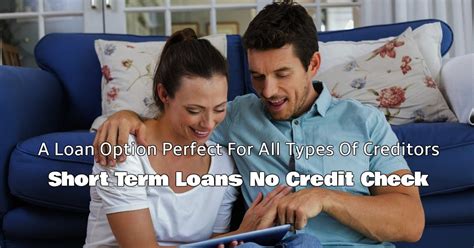 Short Term Lenders No Credit Check