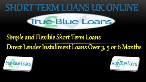 Short Term Loans Online Uk