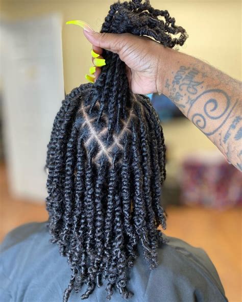 Short Two Strand Twist Locs Styles