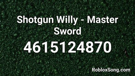 Shotgun Willy Master Sword Roblox Id  tip, neon roblox HD 