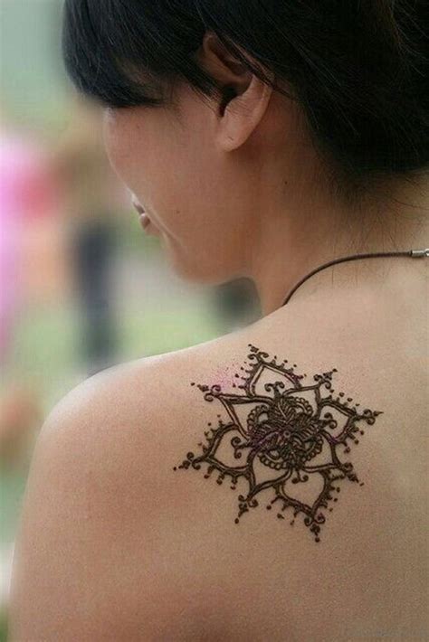 Shoulder Henna Tattoo