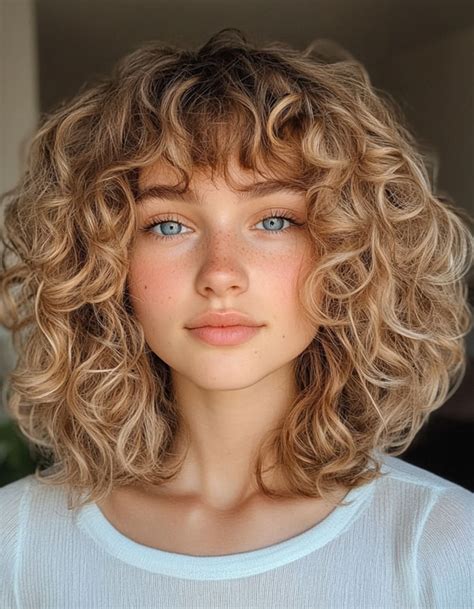 Shoulder Length Curly Haircuts With Layers