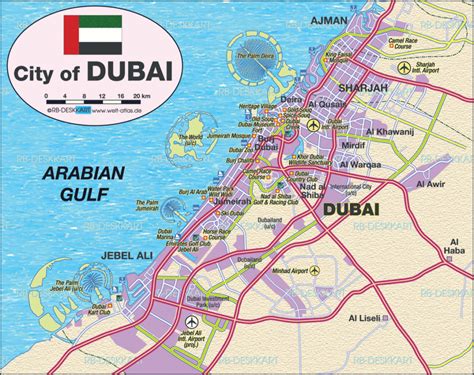 Show Me A Map Of Dubai