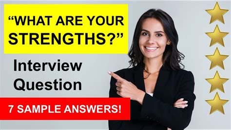 Show Your Strengths: Interview Question