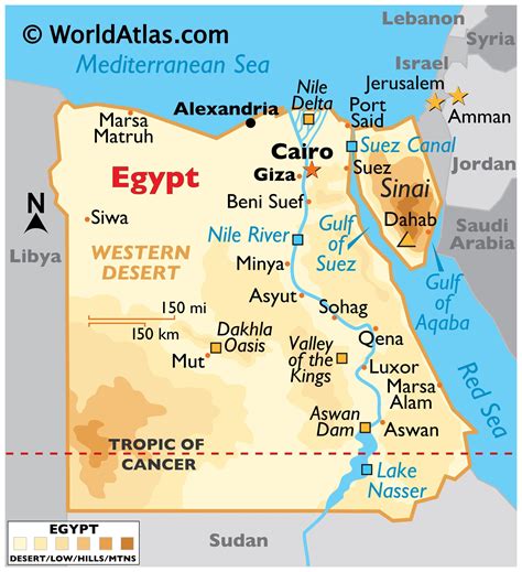 Show Me Egypt On The Map