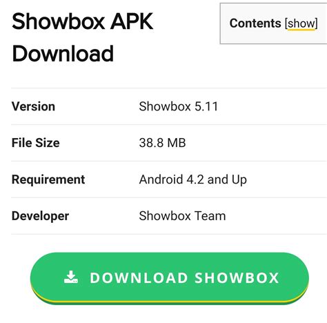Showbox APK 4.81