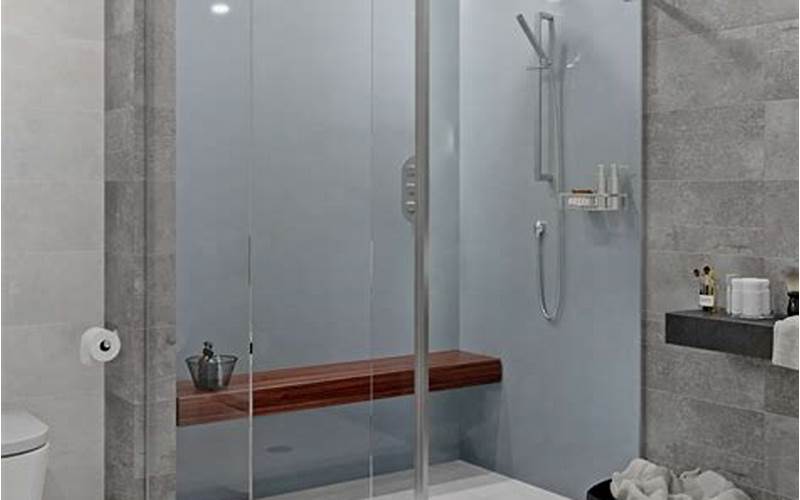 Shower Panel In Bathroom